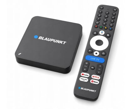 Odtwarzacz multimedialny Blaupunkt B-Stream Box 4K Google TV 32 GB